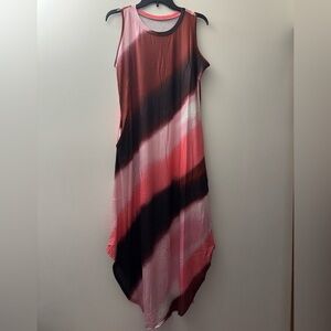 Multicolor Maxi Sleeveless Dress